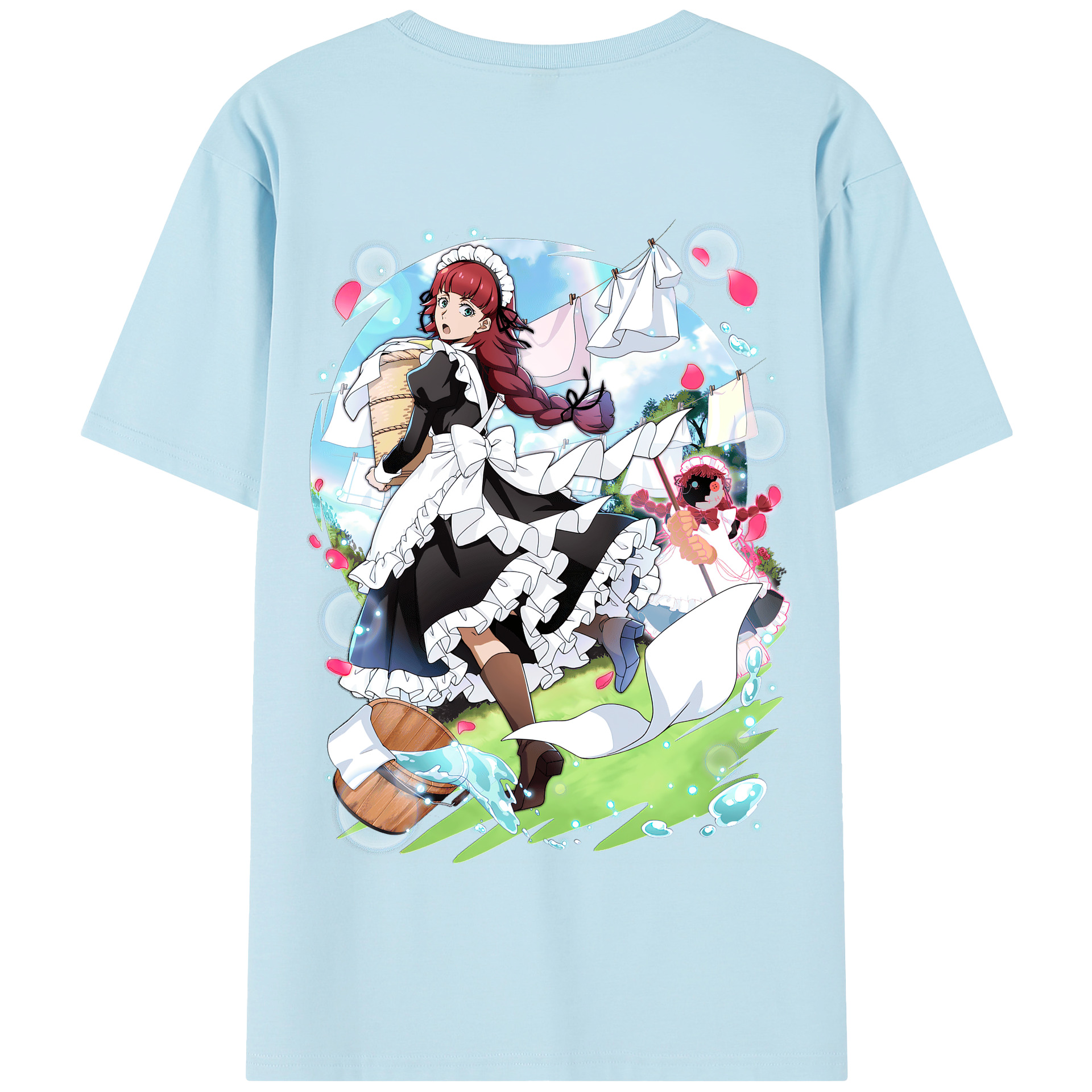 （画像用） 文豪ストレイドッグス Bungo Stray Dogs 綿100％半袖Tシャツ（背面プリント）